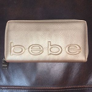 BEBE gold wallet